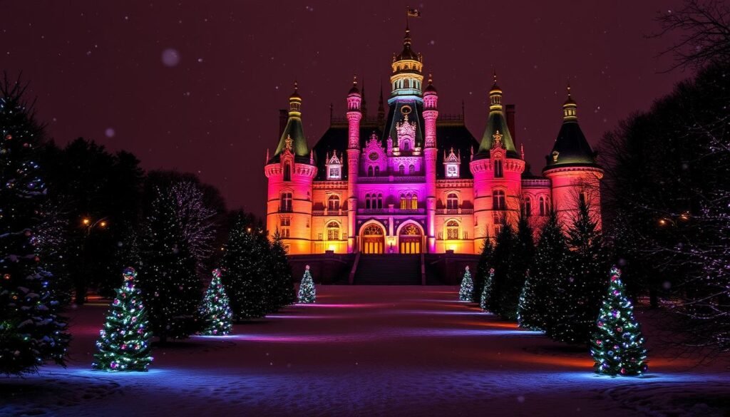 Château Chambord Christmas Lights