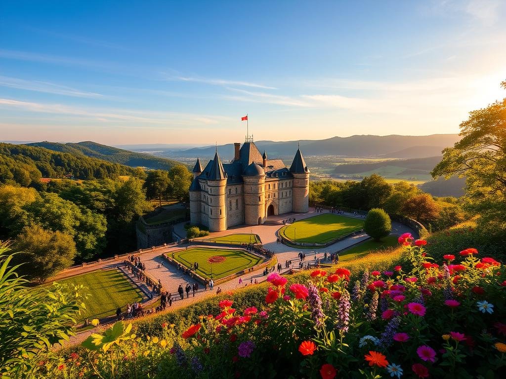 Touring the Château